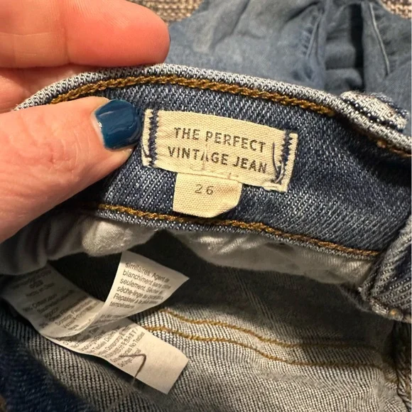 Madewell Perfect Vintage Jeans size 26 - Picture 7 of 11